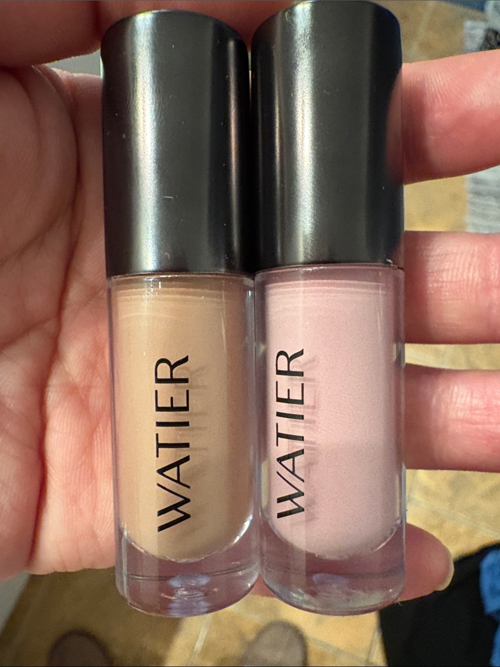 New Watier Liquid Eyeshadow Makeup Duo 3ml each colours Douceur and Horizon